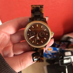 Michael Kors Tortoise Watch